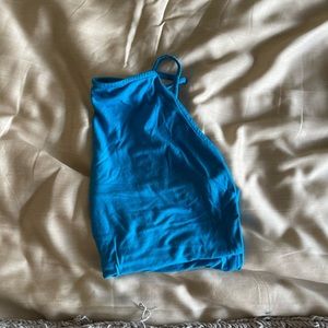 Everlane Low Back Tank in Blue